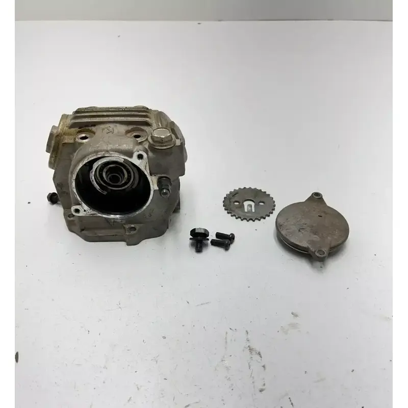 2007 07 Yamaha Grizzly 80 YFM80 OEM Cylinder Head BENT Valve Cap Gear Cam Rocker