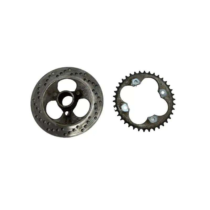 1991 91 Honda trx250x Fourtrax 250x OEM LOT Disc Brake Rotor Hub Sprocket Rear