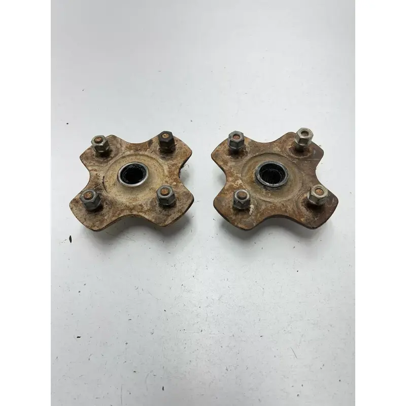 2002 02 Honda Rancher 350 TRX350FM 4x4 OEM LOT Rear Back Wheel Hub Hubs Lugs