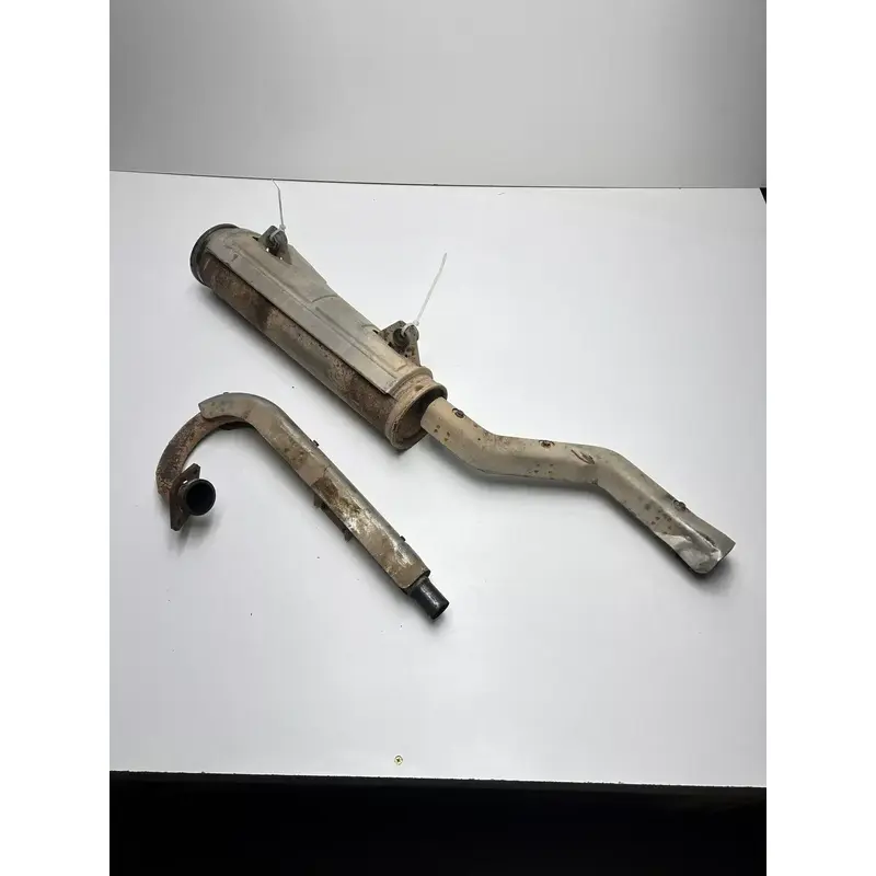 05 2005 Yamaha Kodiak 450 IRS 4x4 OEM TIGHT! Exhaust Pipe Muffler Silencer Baffl