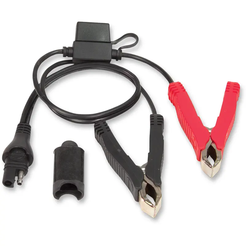 TecMate SAE To Alligator Clips With 15 Amp Fuse