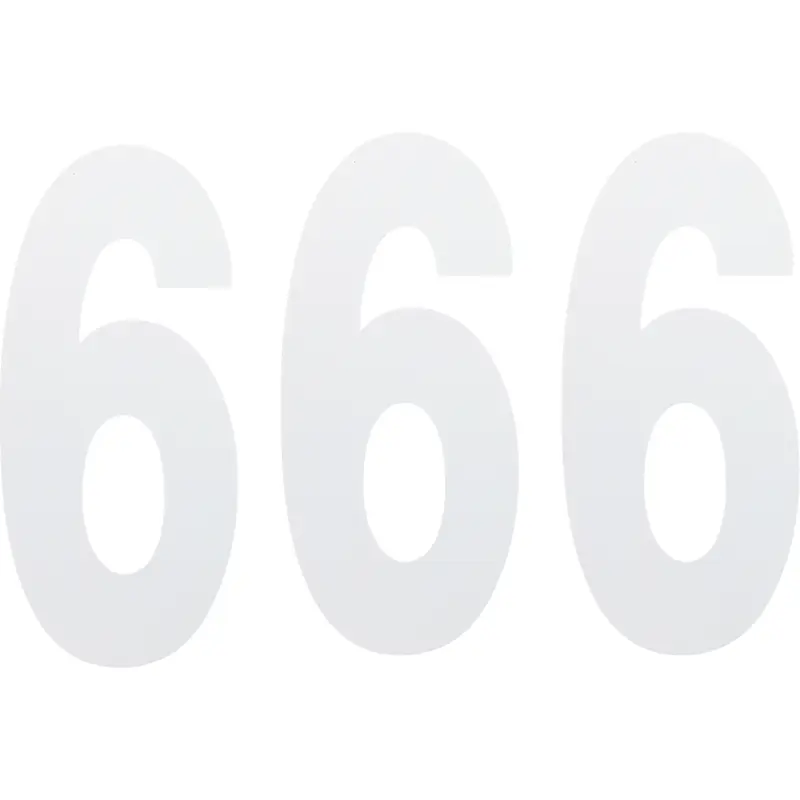 Factory effex FX Number 6 - White - 8"