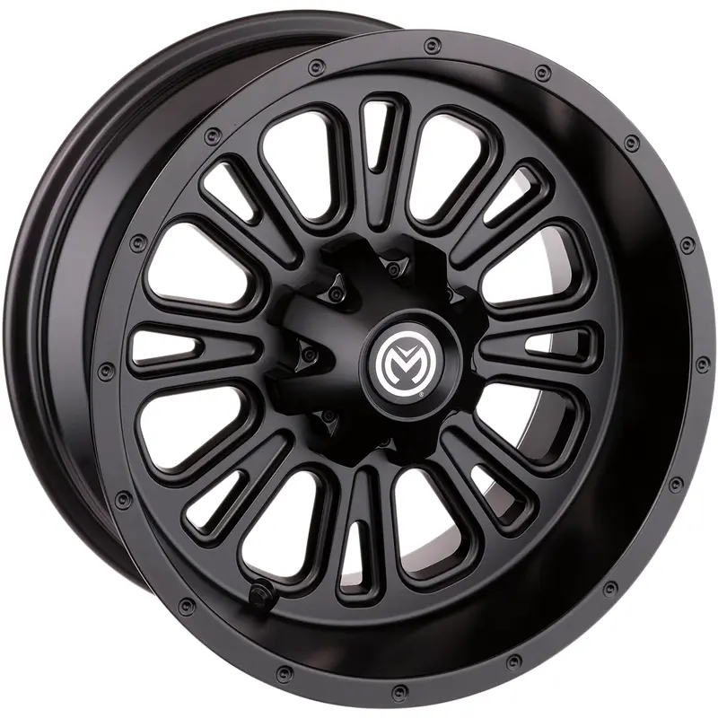 Moose offroad Wheel - 399X - Front - Black - 12x7 - 4/136 - 4 3 Can-Am/Honda/Kawasaki
