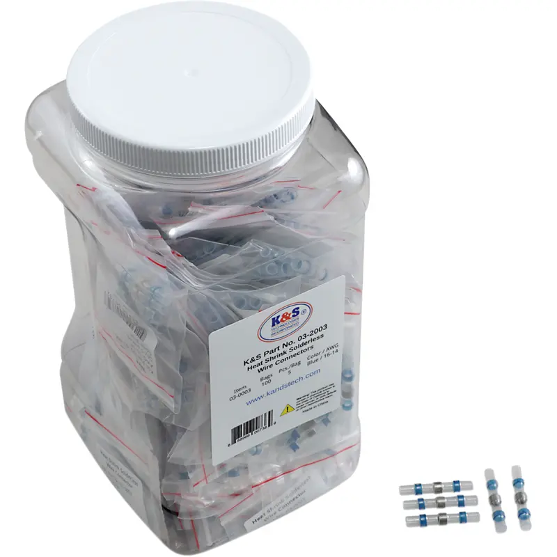 Heat-Shrink Solderless Wire Connector Kit/Refill