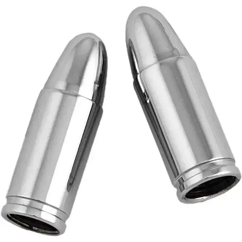 HARDDRIVE Valve Stem Cap Chrome Bullet   820-2504C