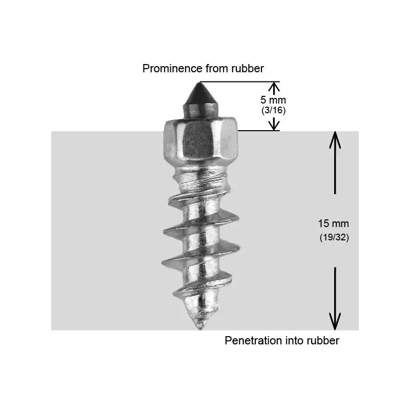 IGRIP 18MM STANDARD SCREW STUDS QTY 100