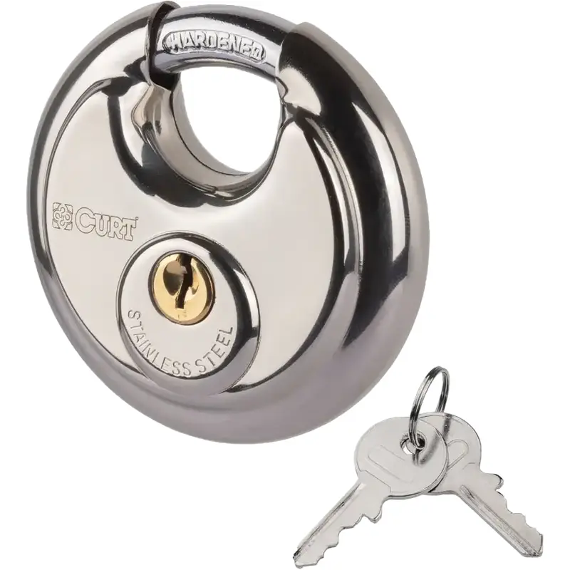 CURT ROUND STEEL PADLOCK