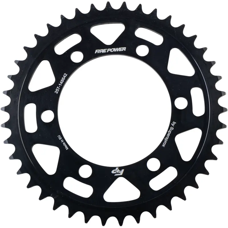 FIRE POWER REAR SPROCKET STEEL 42T BLK