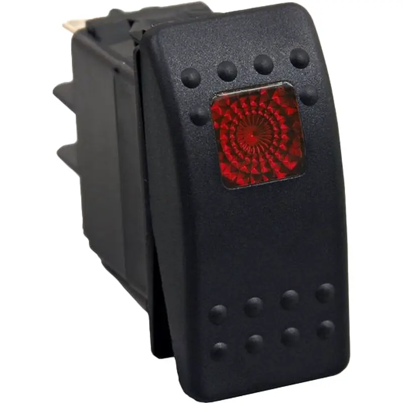 OPEN TRAIL LIGHTED ROCKER SWITCH RED