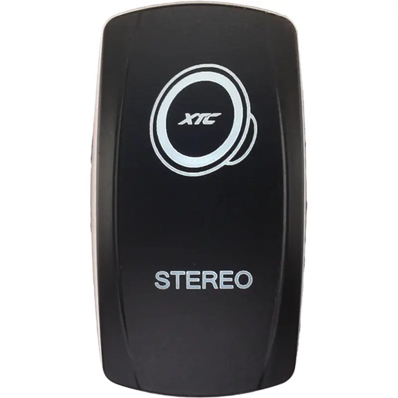 XTC POWER PRODUCTS DASH SWITCH ROCKER FACE STEREO