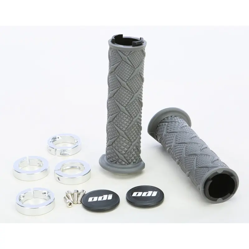 ODI ATV X-TREME LOCKON GRIP SILVER