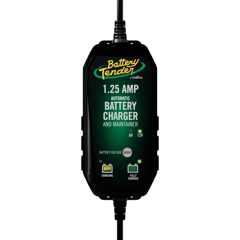 BATTERY TENDER SELECTABLE 1.25 AMP CHARGER 6/12 VOLT
