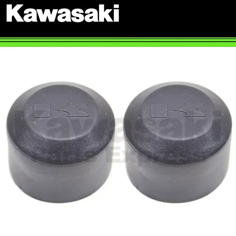 NEW 2002-2013 GENUINE KAWASAKI BRUTE FORCE / PRAIRIE WHEEL CAPS - 2 PACK