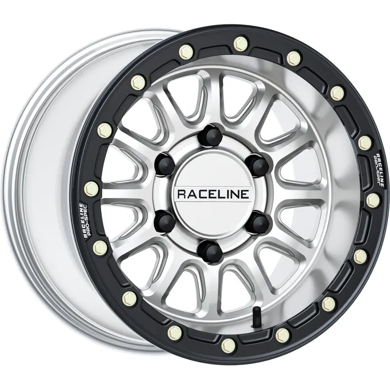 RACELINE ALPHA HYPER WHEEL 6/139.7 HYPER SILVER/BLK 15X10 ( 10MM)