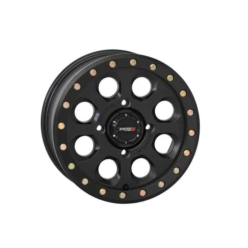 SYSTEM 3 SB7 BL WHEEL 15X7 5 2 ( 38MM) 4/156 MATTE BLACK