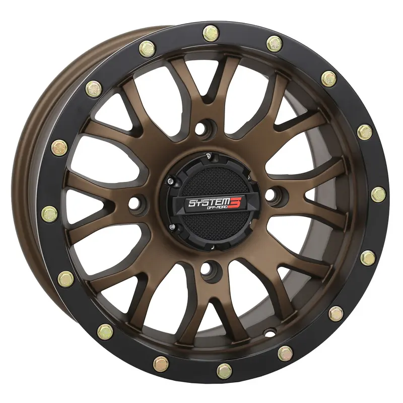 SYSTEM 3 ST3 WHEEL 14X7 5 2 ( 30MM) 4/137 MATTE BRONZE/BLACK