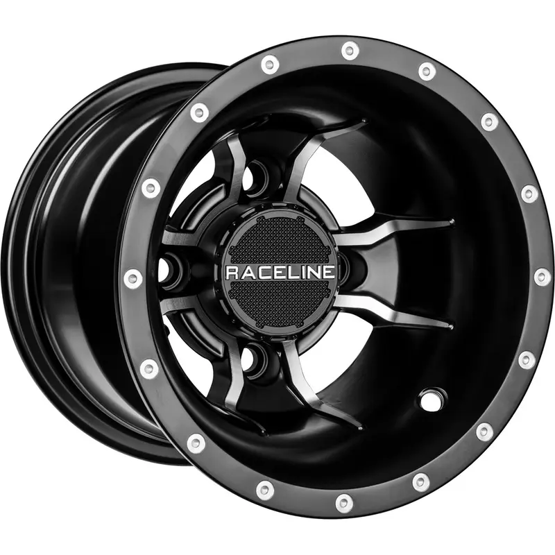 RACELINE MAMBA SPORT WHEEL 9X8 4/115 3 5 BLK/MACHINED