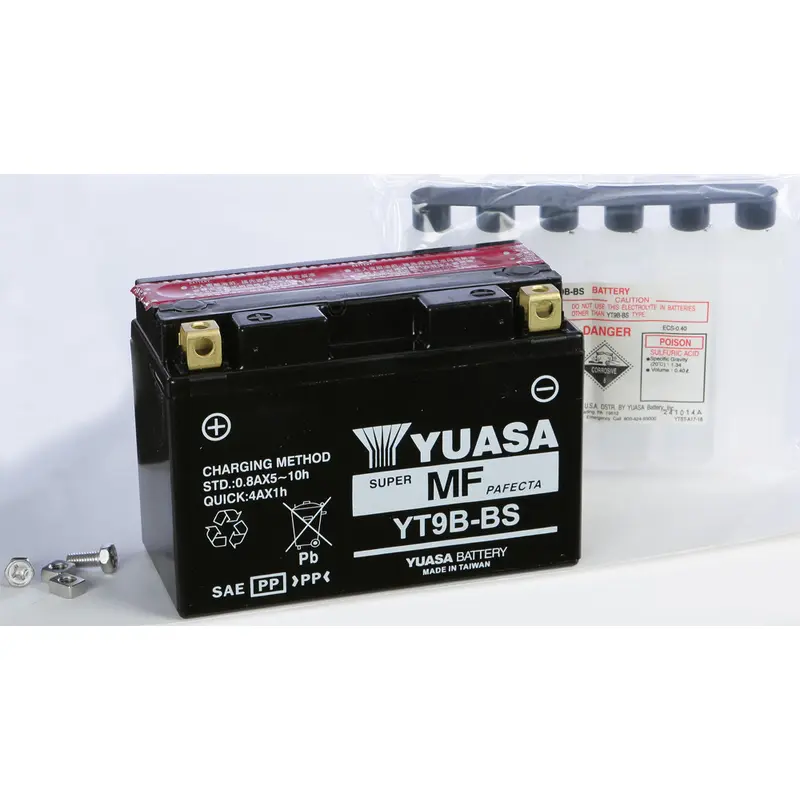 YUASA BATTERY YT9B-BS MAINTENANCE FREE