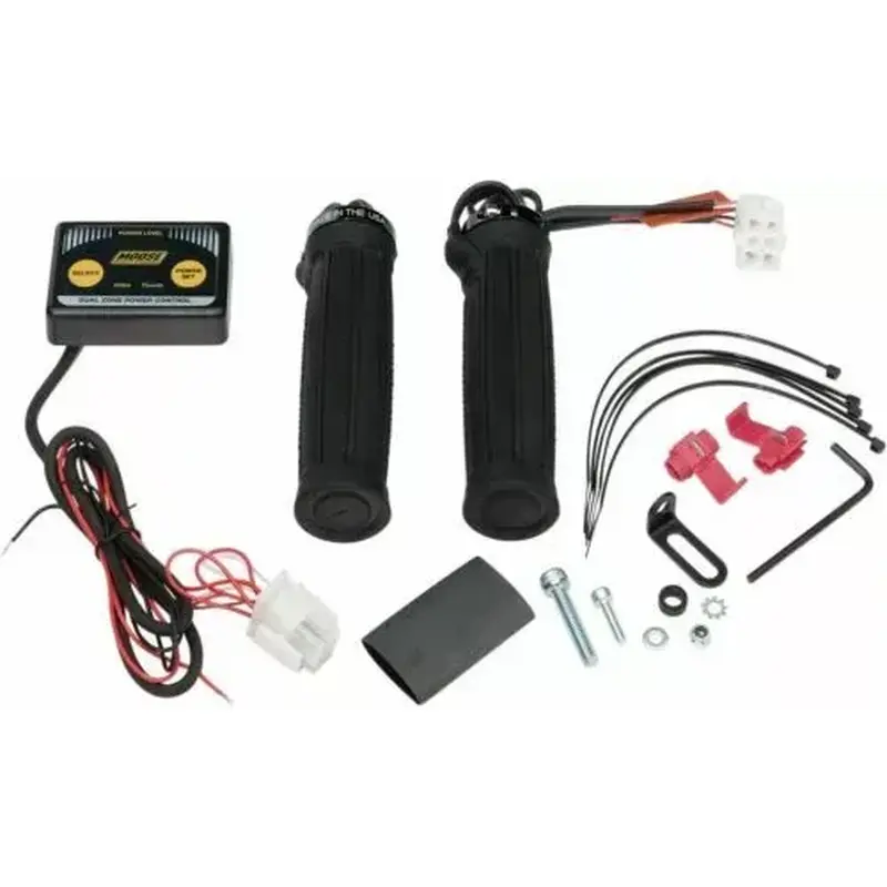 MOOSE RACING ATV Clamp-On Dual Zone Heated Grip Kit 0631-0154
