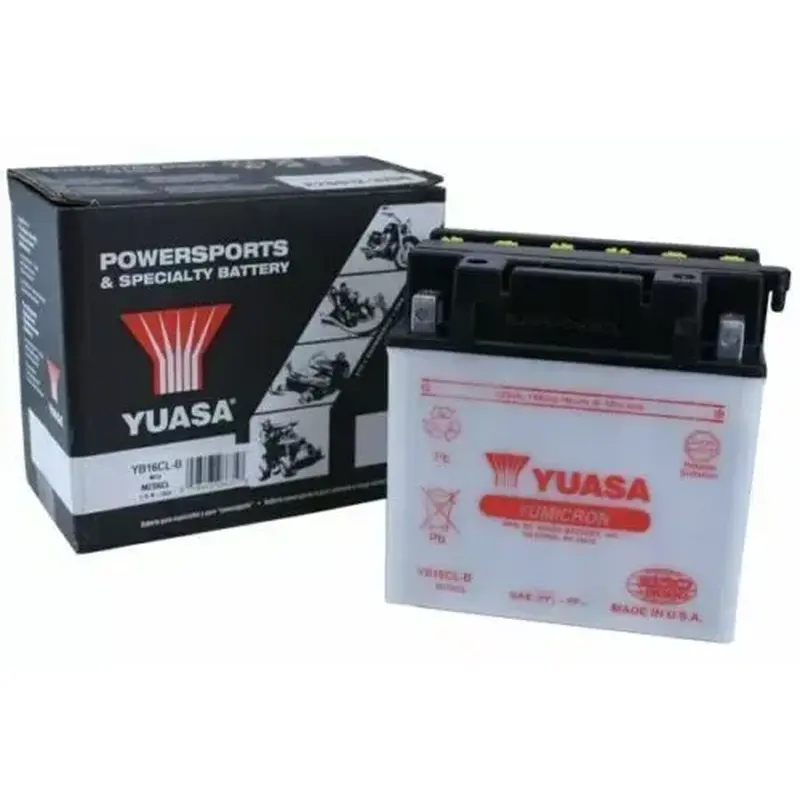Yuasa YB16CL-B Yamaha FX FZR FZS VXS VXR 09-13 Conventional YuMicron 12v Battery