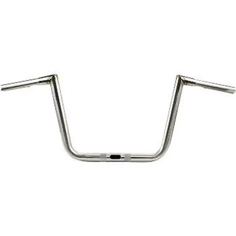 LA CHOPPERS LA-7312-61SS Stainless 10" 1-1/4" Hefty Twin Peaks Handlebars