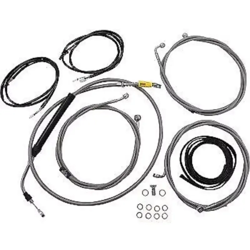 LA CHOPPERS LA-8056KT3-19 Stainless Cable Kit for 18-20" Apes
