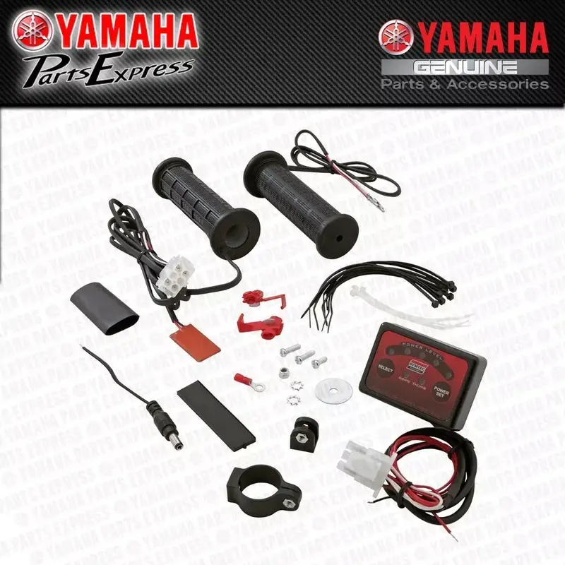 NEW YAMAHA GRIZZLY KODIAK YFM 350 450 550 700 4X4 EPS OEM ATV HEATED GRIPS SET