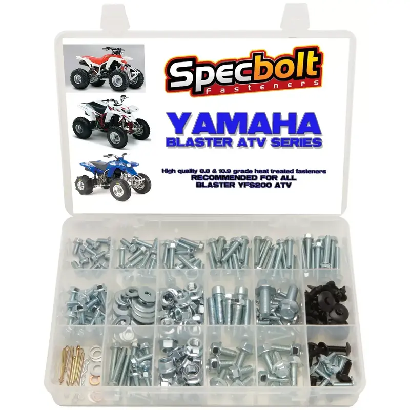 250pc Bolt Kit Yamaha Blaster YFS200 ATV QUAD plastic body frame engine fenders