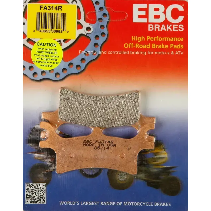EBC R Series Long Life Sintered Brake Pads FA314R