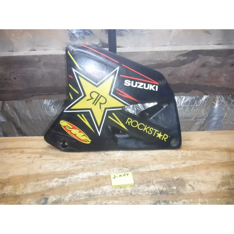 2002 Rm125 (B) Suzuki Left Side Front Shroud Fairing Plastic Black Body