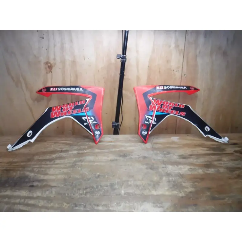 2013 CRfF450r (M18) Left Right Shroud Shrouds Body Plastic Black Graphics