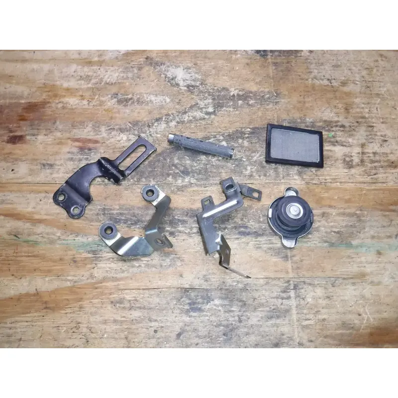 Kx250f Misc. Frame Brackets Plates Holder Oil Screen Coolant Pressure Cap 2014