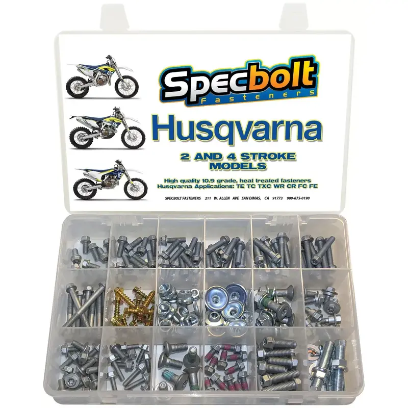 SPECBOLT HUSQVARNA BOLT KIT TE TC CR FC FE 65 85 125 250 300 350 450 501 510 610