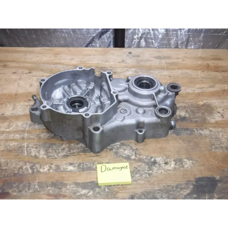 2000 Kx100 Kawasaki DAMAGED Left Side Crankcase Crank Case Stator Side