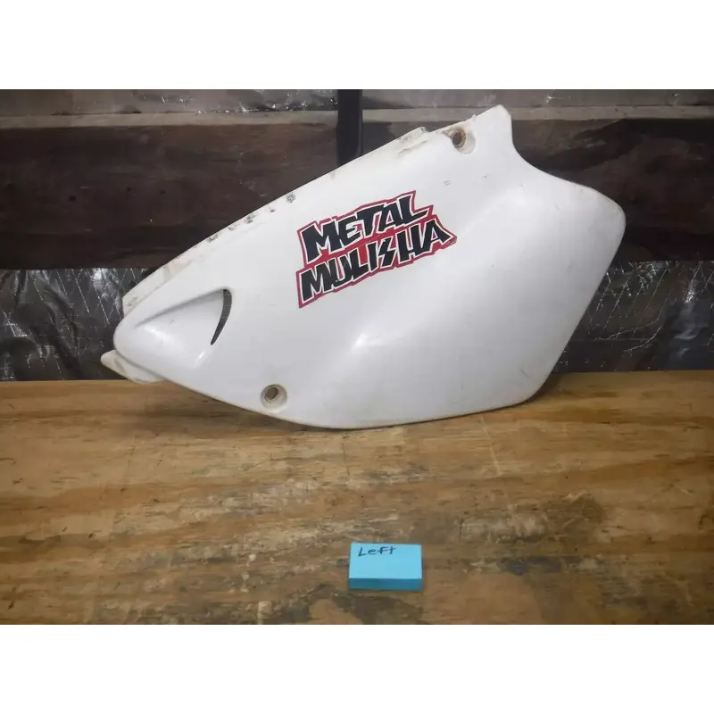 1996 Yz125 (A) Left Side Rear Number Plate White