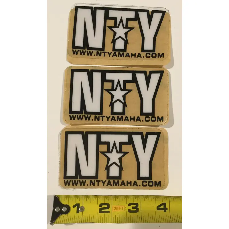 NORTH TEXAS YAMAHA NTY MX ENDURO OFF-ROAD ATV YFZ450R DECAL STICKER SET OF 3