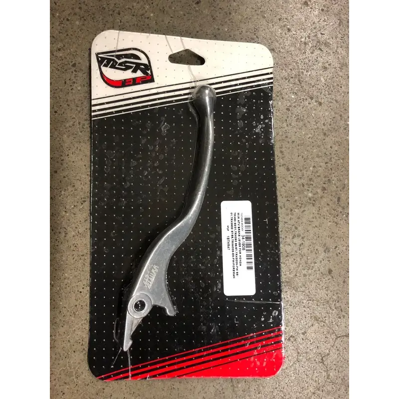 MSR WIRTZ POLISHED BRAKE LEVER HONDA TRX90 TRX250 TRX300 TRX350 TRX400 FOREMAN