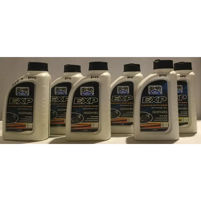 NEW! Bel-Ray 20W-50 EXP Synthetic BLEND Motorcycle 4T ATV Motor Oil *6 BOTTLES*