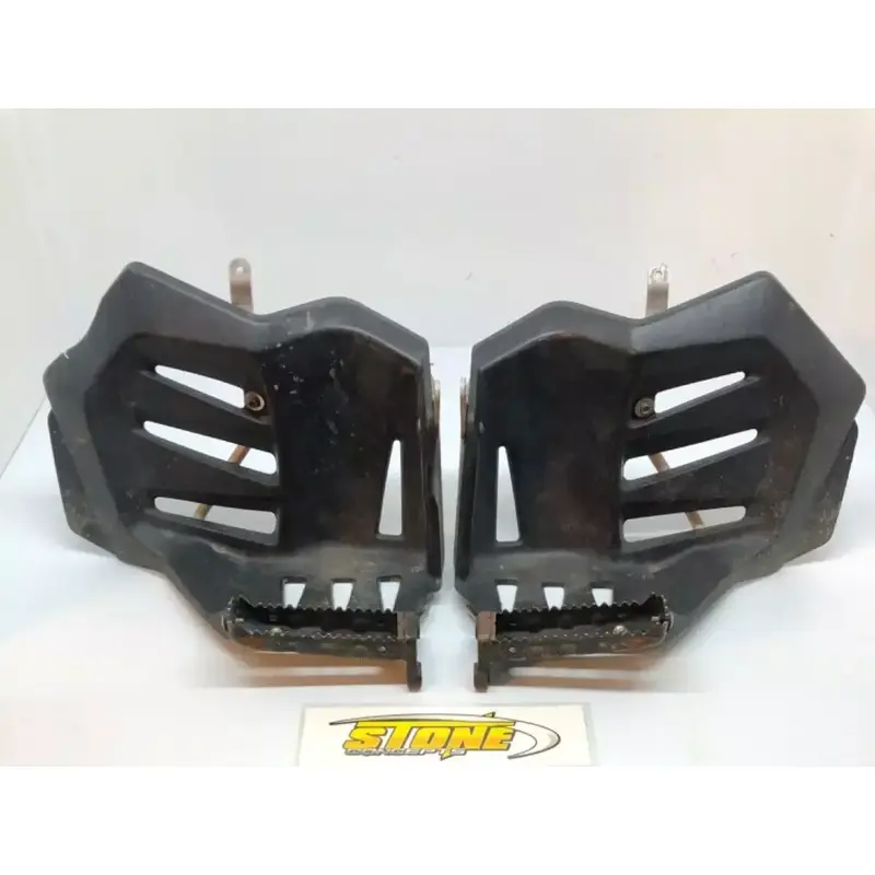 OEM 2006-2009 SUZUKI LTR450 LTR 450 HEEL GUARDS FOOT PEGS RESTS RIGHT LEFT SET
