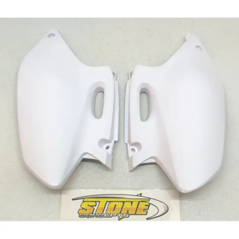 RACE TECH WHITE SIDE PANELS COVERS 2001-2002 YFZ250 YZF400 YZF426 WRF250 WRF426