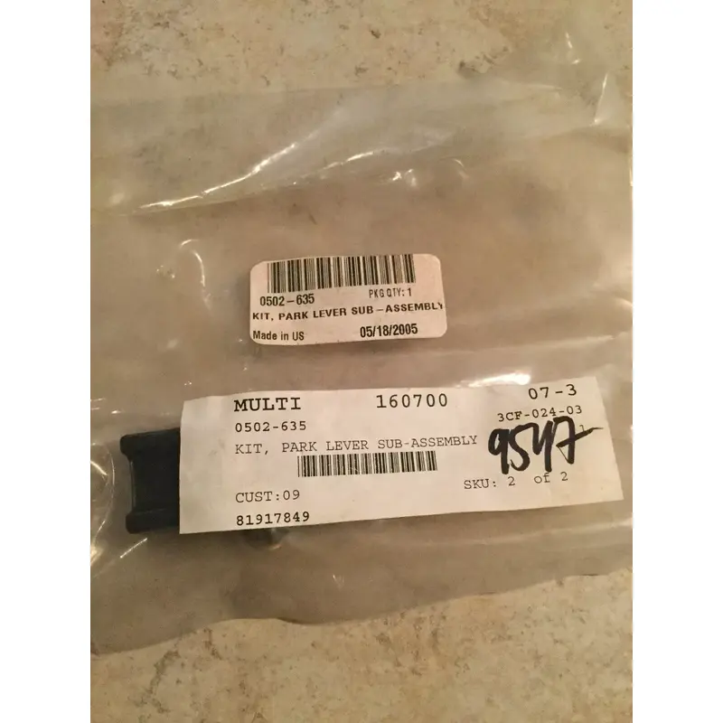 ARCTIC CAT 2005 05 400 4X4 OEM Park Lever Lock Kit 0502-635 OBSOLETE