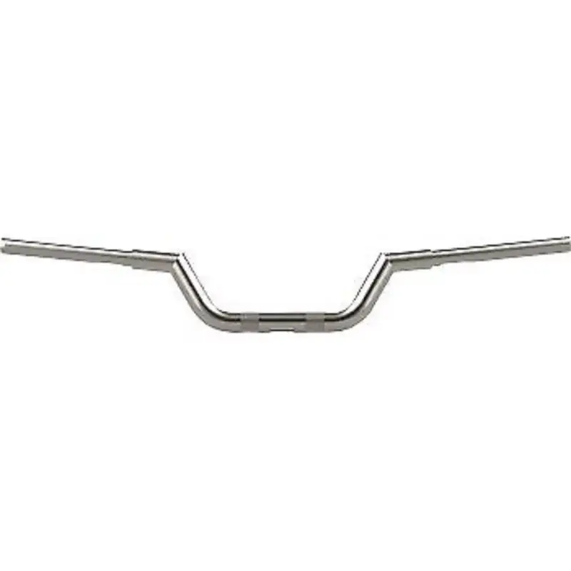 LA CHOPPERS LA-7332-00S Stainless Steel Valley Handlebar for 1-1/4"