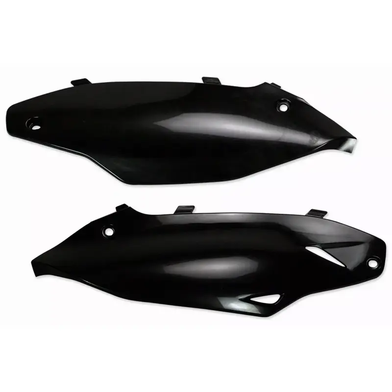 UFO Black Side Number Plates for KX250F, KX450F