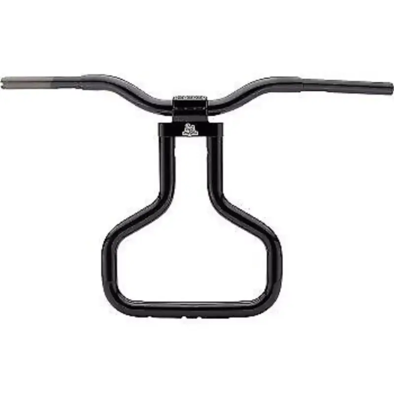 LA CHOPPERS Black 16" Double Wall Kage Fighter T-Bar Handlebars Road Glide 15-21