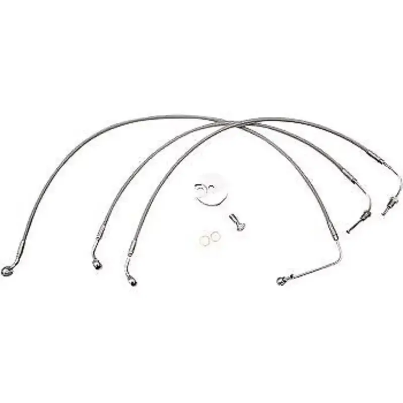 LA CHOPPERS LA-8154B19 Stainless Replacement Mini Brake Lines