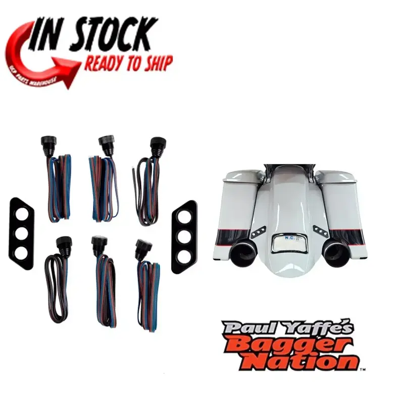 PAUL YAFFE Thunder-Pod Taillight Kit - CHROME - PYO:TSLP-C