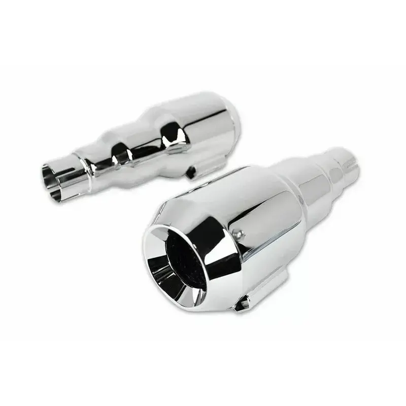 Grenade Muffler Set Chrome fits Harley-Davidson 30-0073 V-Twin