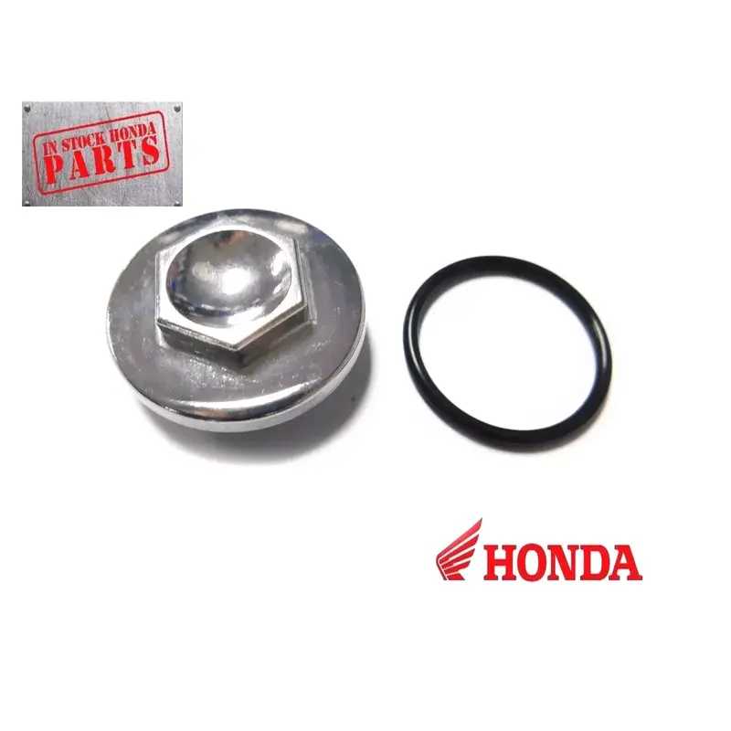 New Honda SXS MUV 700 Rear Crankcase Acess Cap & TRX400X/EX Valve Cap OEM