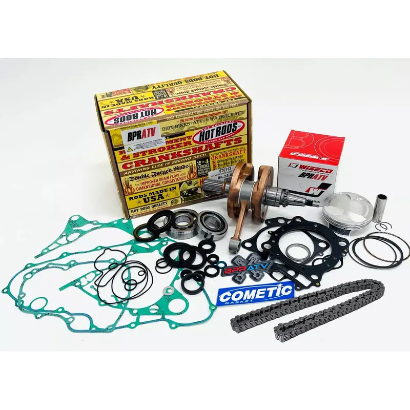 06+ Honda TRX450R TRX 450R Hot Rods Crank 96mm Wiseco Piston Gaskets Rebuild Kit