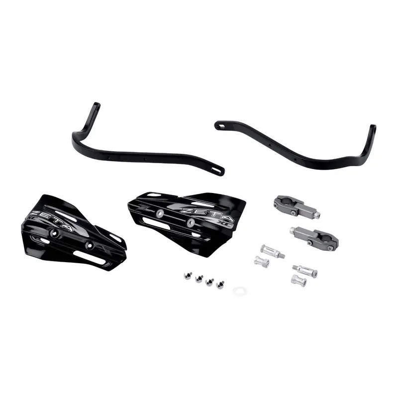 Zeta Armor Handguard XC Kit for 22.2mm Bar - Black / Black